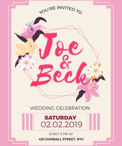 WEDDING INVITATION FLYER