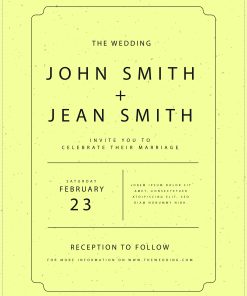 Wedding Invitation Special Days & Events
