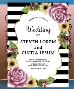Wedding-invitation-set-flowers